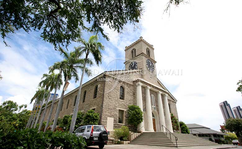 カワイアハオ教会の全景写真